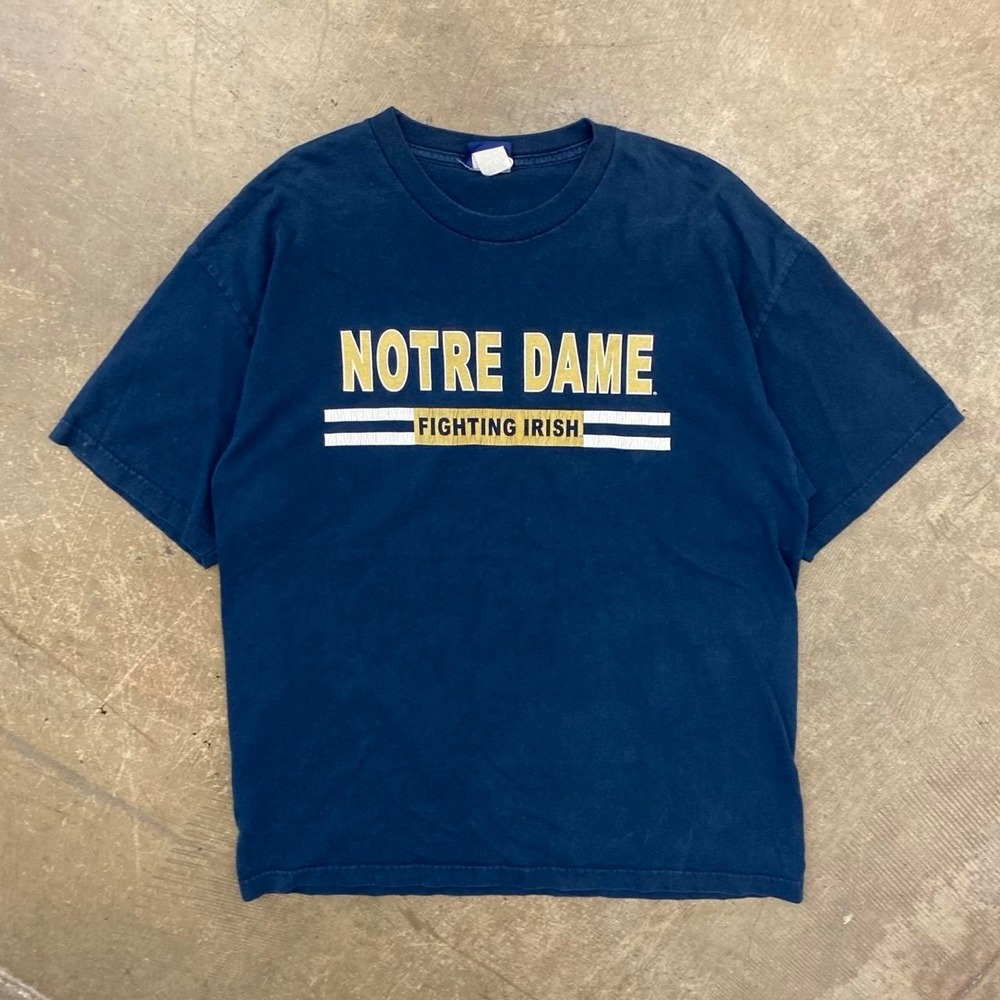 Vintage Notre Dame Fighting Irish 2000s Y2K T-Shirt Size XL